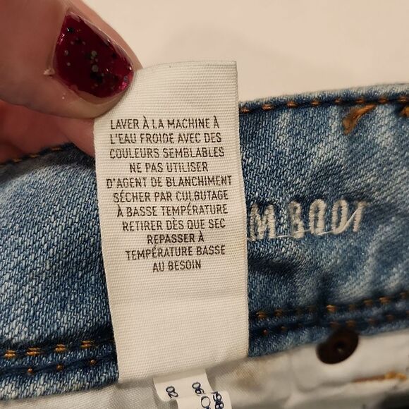 Lightwash American Eagle slim bootcut jeans size 10L - Picture 5 of 13